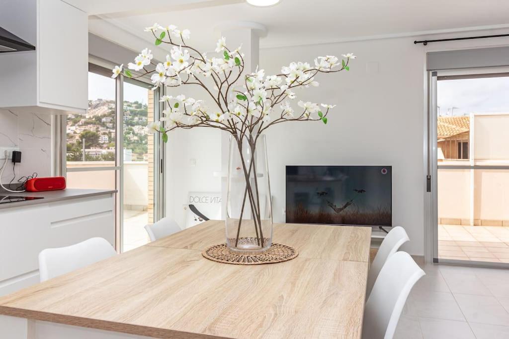 Apartmán Atico Con Terraza Y Piscina Peñíscola Exteriér fotografie